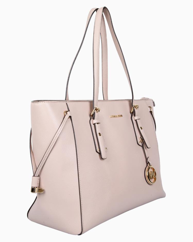 Bolsa Michael Kors Original Voyager Rosa Claro Feminina