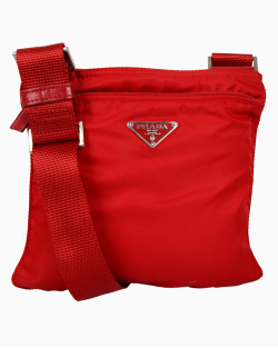 Bolsa Prada Nylon Crossbody Vermelha