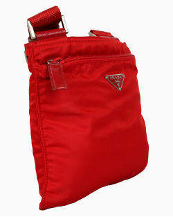 Bolsa Prada Nylon Crossbody Vermelha
