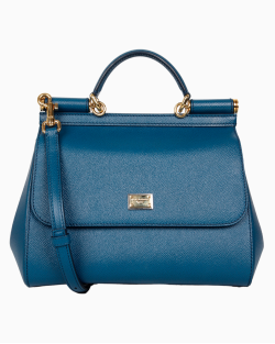 Bolsa Dolce & Gabbana Sicily Média Azul