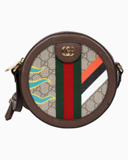 Bolsa Gucci Round Ophidia Printed GG Supreme