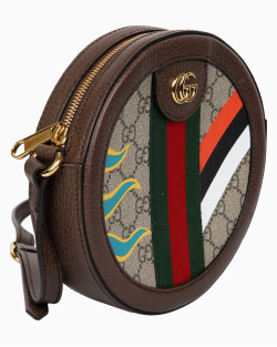 Bolsa Gucci Round Ophidia Printed GG Supreme