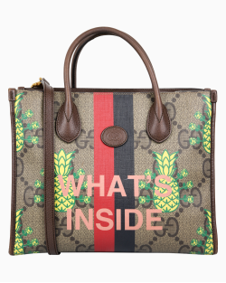 Bolsa Gucci GG Jumbo Pineapple Tote Monograma
