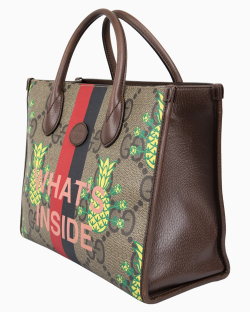 Bolsa Gucci GG Jumbo Pineapple Tote Monograma