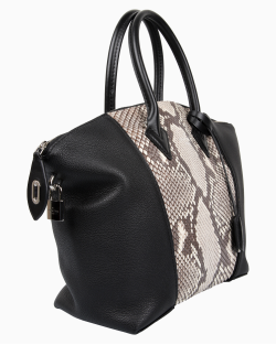 Bolsa Louis Vuitton Soft Lock It PM Python Preta