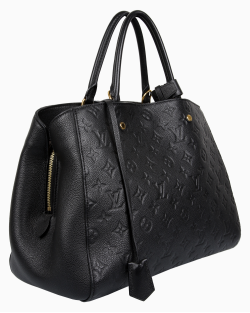 Bolsa Louis Vuitton Montaigne MM Empreinte Preta