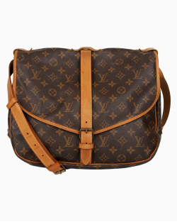 Bolsa Louis Vuitton Saumur 35 Messenger Canvas Monograma