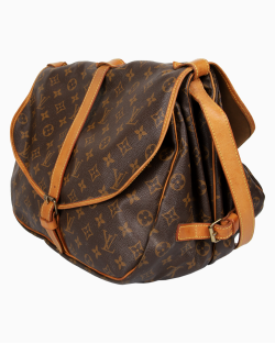 Bolsa Louis Vuitton Saumur 35 Messenger Canvas Monograma