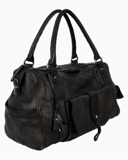 Bolsa TOD'S Vintage Couro Preta