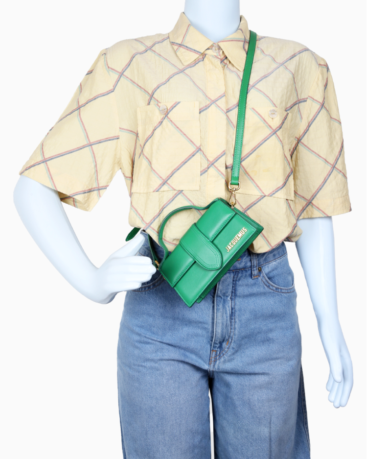 Bolsa Jacquemus Original Le Bambino Mini Verde Feminina