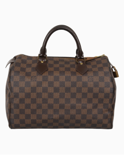 Bolsa Louis Vuitton Speedy 30 Damier Ébène