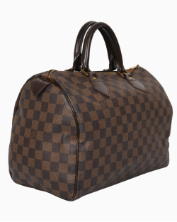 Bolsa Louis Vuitton Speedy 30 Damier Ébène