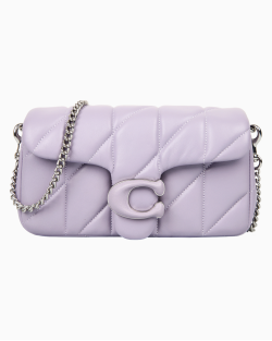 Bolsa Coach Tabby Wristlet Lilás