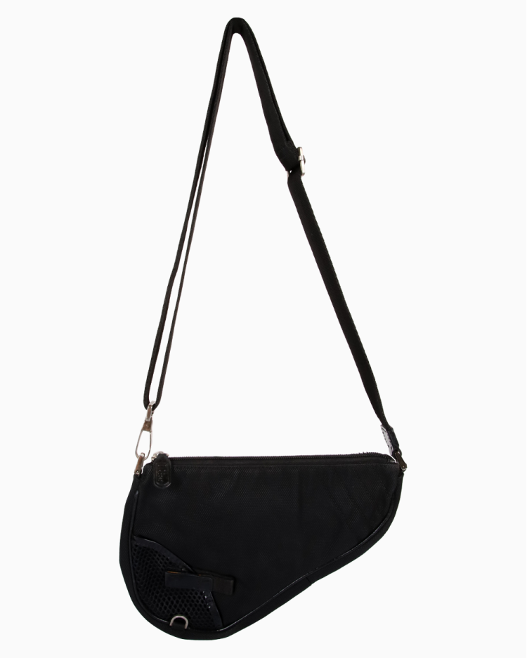 Bolsa Christian Dior Original Saddle Vintage Preta Feminina