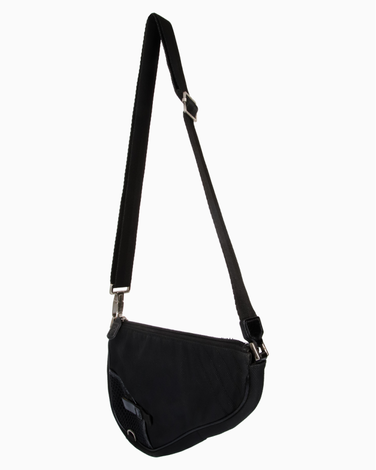 Bolsa Christian Dior Original Saddle Vintage Preta Feminina
