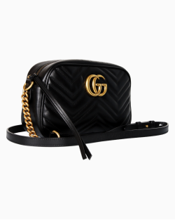 Bolsa Gucci Marmont GG Preta