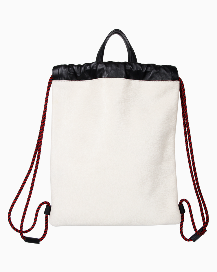 Mochila Gucci Original Drawstring Off-White Feminina