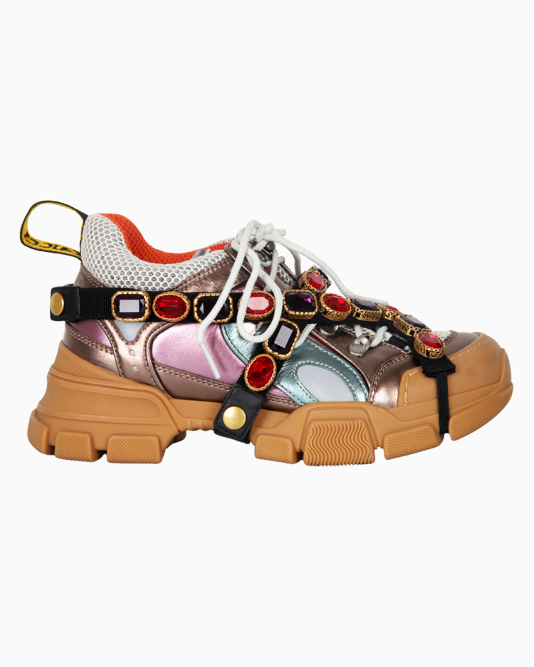 Tênis Gucci X SEGA Original Flashtrek Colorido Feminino