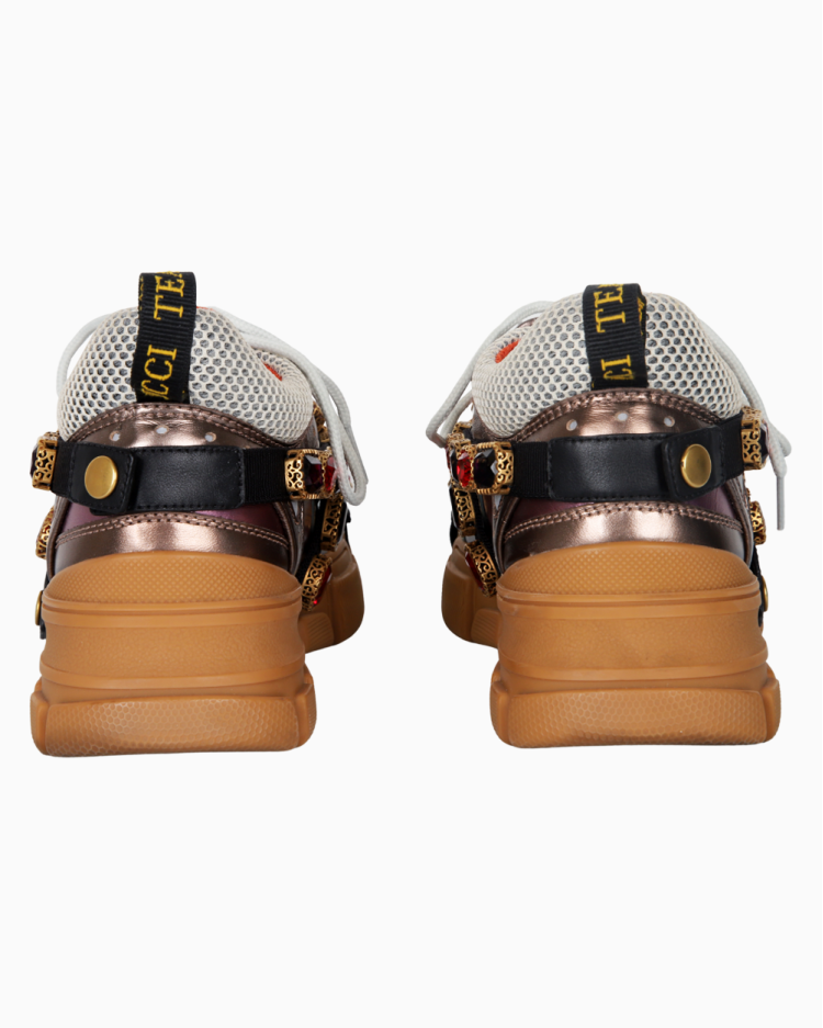 Tênis Gucci X SEGA Original Flashtrek Colorido Feminino