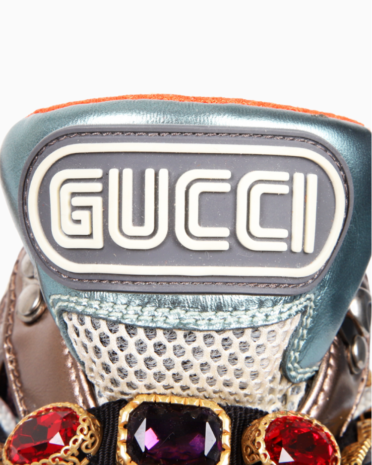 Tênis Gucci X SEGA Original Flashtrek Colorido Feminino
