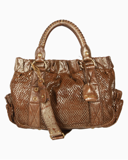 Bolsa Miu Miu Couro Dourado