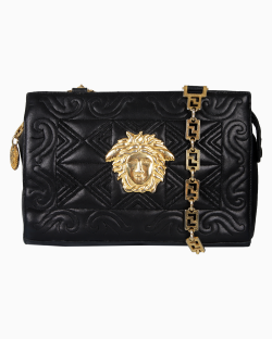 Bolsa Versace Greca Preta