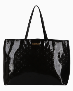 Bolsa Louis Vuitton Wilshire Verniz Monograma Preta