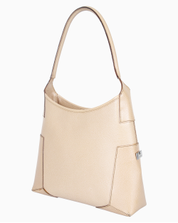 Bolsa Salvatore Ferragamo Couro Bege