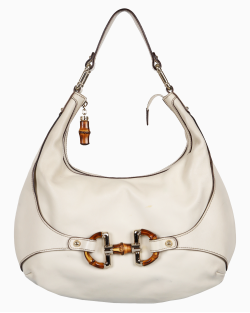 Bolsa Gucci GG Canvas Bamboo Amalfi Bege