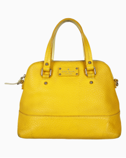 Bolsa Kate Spade Couro Amarela