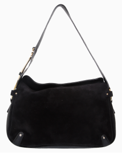 Bolsa Salvatore Ferragamo Camurça Preta