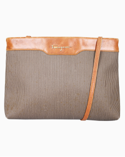 Bolsa Salvatore Ferragamo Vintage Bege