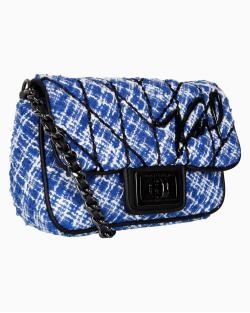 Bolsa Karl Lagerfeld Tricot Azul