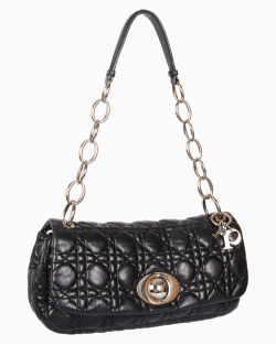 Bolsa Dior Cannage Rendezvous Preta