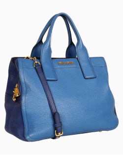 Bolsa Miu Miu Couro Azul