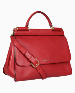 Bolsa Dolce & Gabbana Miss Sicily Top Handle Vermelha