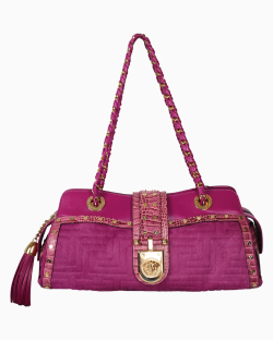 Bolsa Versace Couro Rosa