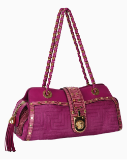 Bolsa Versace Couro Rosa