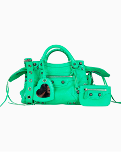 Bolsa Balenciaga Neo Cagole City Verde 