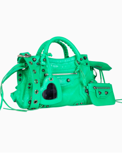 Bolsa Balenciaga Neo Cagole City Verde 