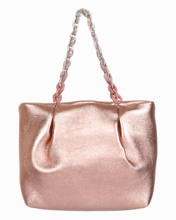 Bolsa Aquazzura Tote Galactic com Strass Rose