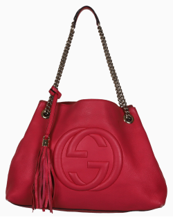 Bolsa Gucci Soho Chain Rosa