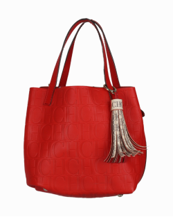 Bolsa Carolina Herrera Matryoshka Vermelho