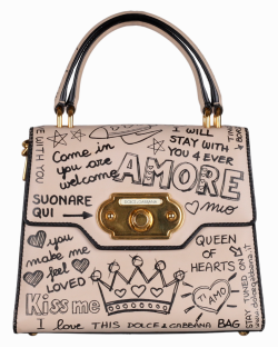 Bolsa Dolce & Gabbana Graffiti Mural Nude