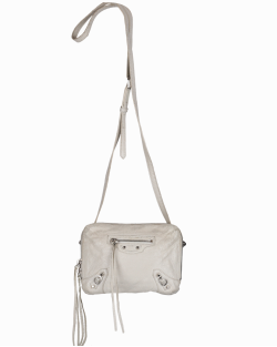 Bolsa Balenciaga Motocross Classic Branca