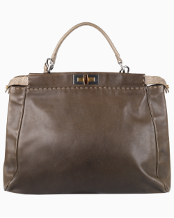 Bolsa Fendi Peekaboo Selleria Verde 