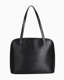 Bolsa Louis Vuitton Lussac Tote Epi Preta Vintage