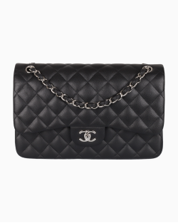 Bolsa Chanel Double Flap Preta