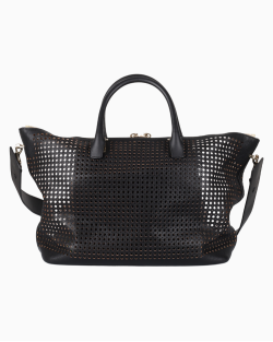 Bolsa Chloe Perfurada Preta