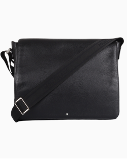 Pasta Montblanc Couro Preto